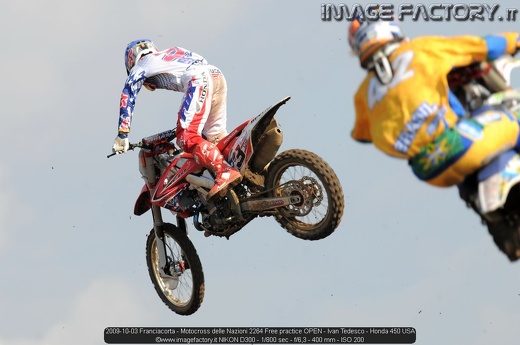 2009-10-03 Franciacorta - Motocross delle Nazioni 2264 Free practice OPEN - Ivan Tedesco - Honda 450 USA